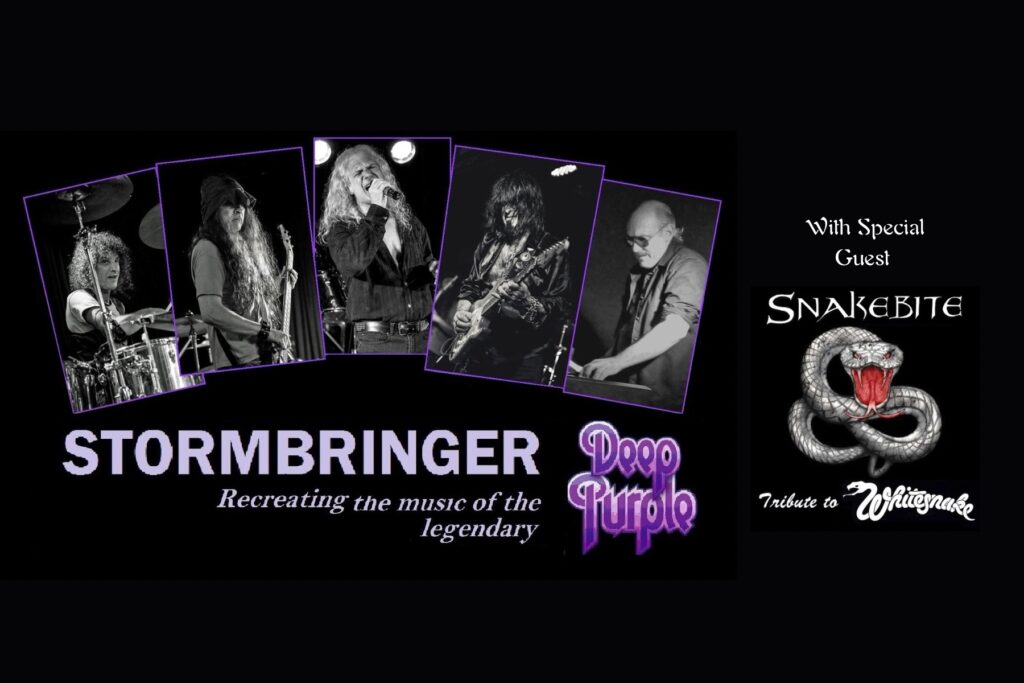 Stormbringer – Deep Purple Tribute / Snakebite – White Snake Tribute