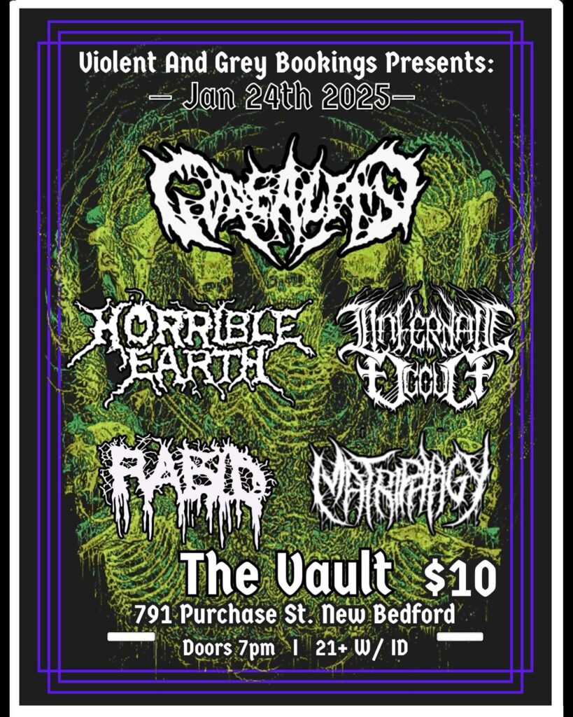 Goreality/ Horrible Earth/ Infernal Occult/ Rabid/ Matriphagy